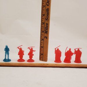 LOT of 6 Vintage Star Wars Figurines (Chess Pieces)